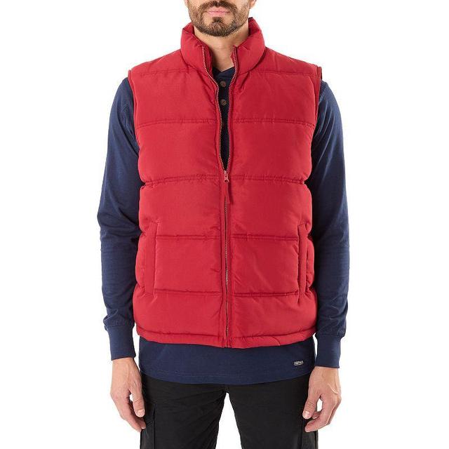 Big & Tall Smiths Workwear Printed Double-Insulated Puffer Vest, Mens Product Image