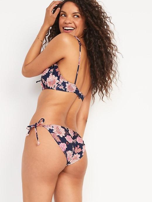 Low-Rise String Bikini Swim Bottoms Product Image