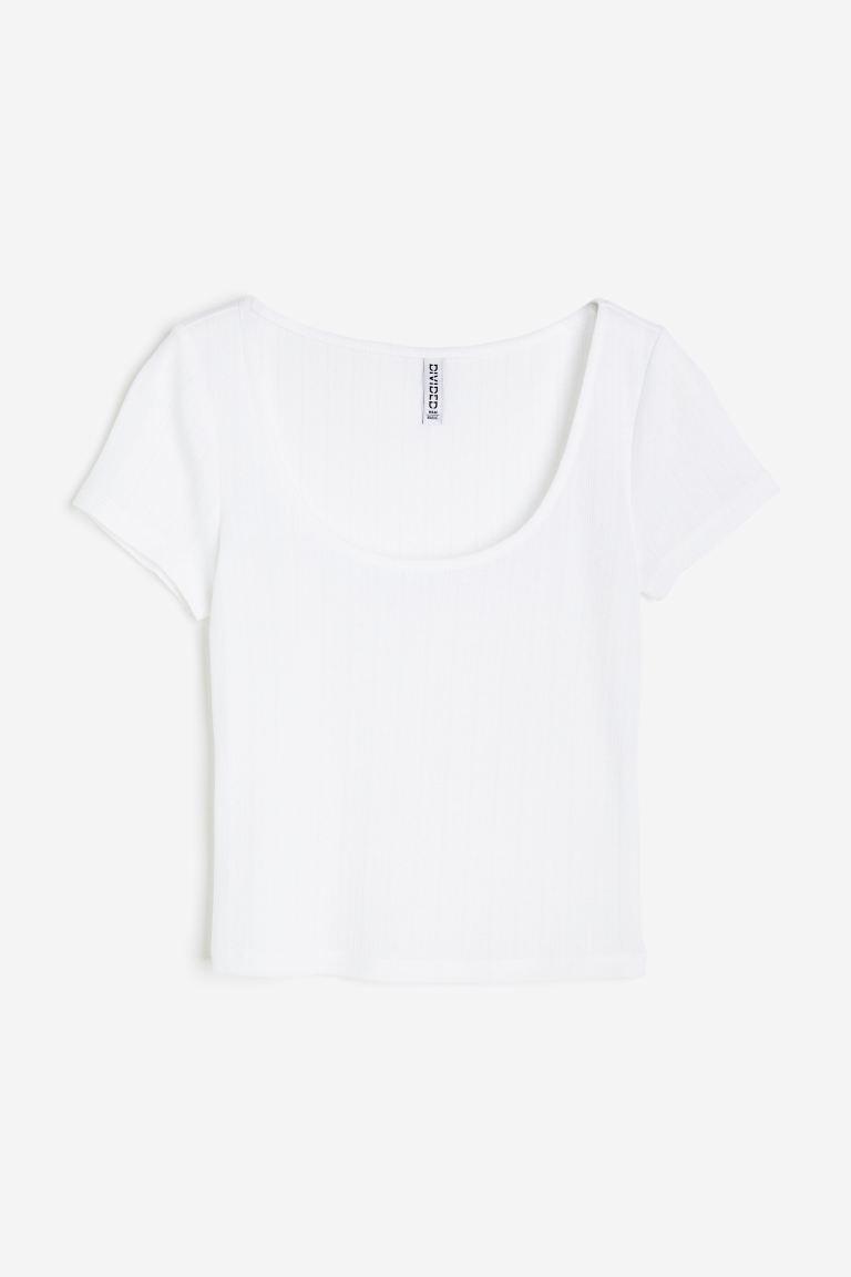 Pointelle Jersey Top Product Image