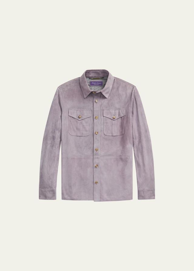 Mens Barron Classic Suede Overshirt Product Image