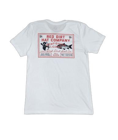 SALE Red Dirt Hat Co® Men's S/S White Bowfishing Tee Product Image