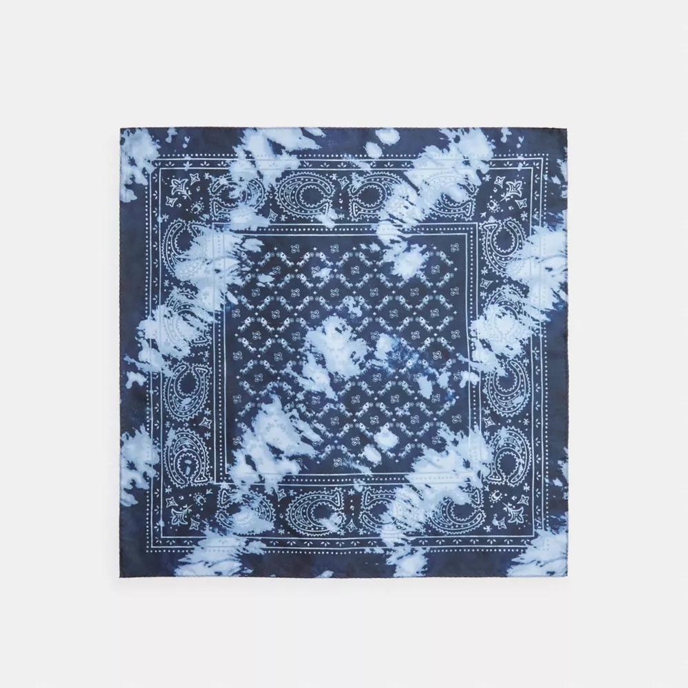 Heritage Tie Dye Print Silk Bandana Product Image