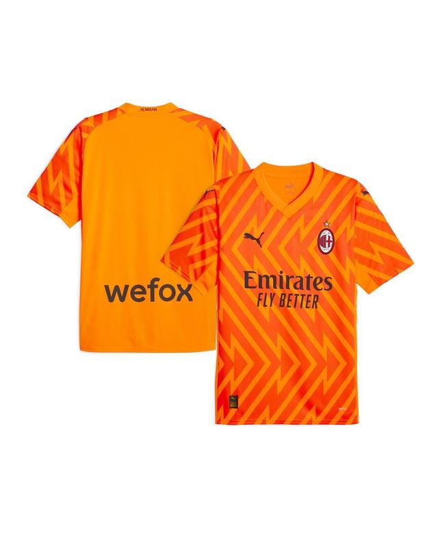 Mens Puma Orange Ac Milan 2023/24 Replica Short Sleeve Goalkeeper Jersey - Orange Product Image