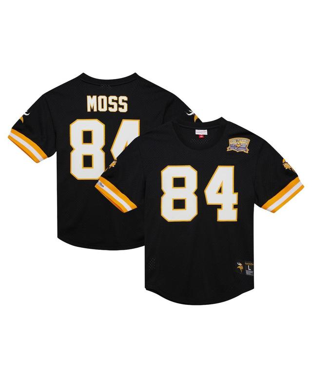 Mens Mitchell & Ness Randy Moss Minnesota Vikings Retired Player Name & Number Mesh Top Product Image