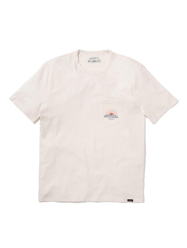 Martha's Vineyard Short-Sleeve Crew T-Shirt - White Male Product Image