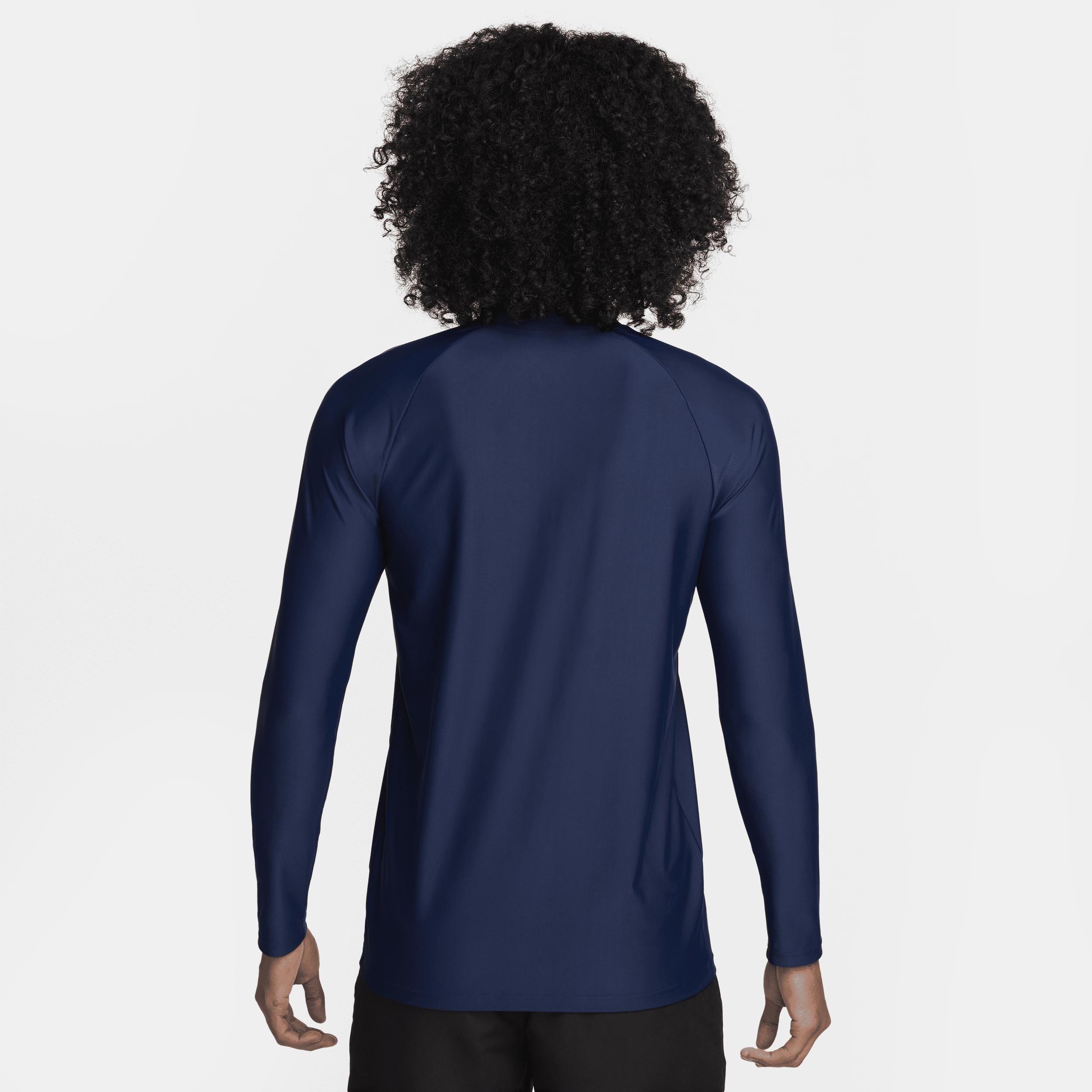 Nike Men's Swim 3-D Long-Sleeve Full-Zip Hydroguard Product Image