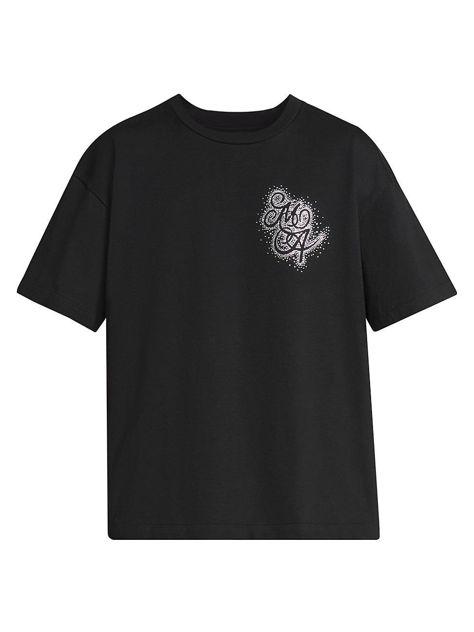 Mens Crystal Burst MA Swirl Logo T-Shirt Product Image