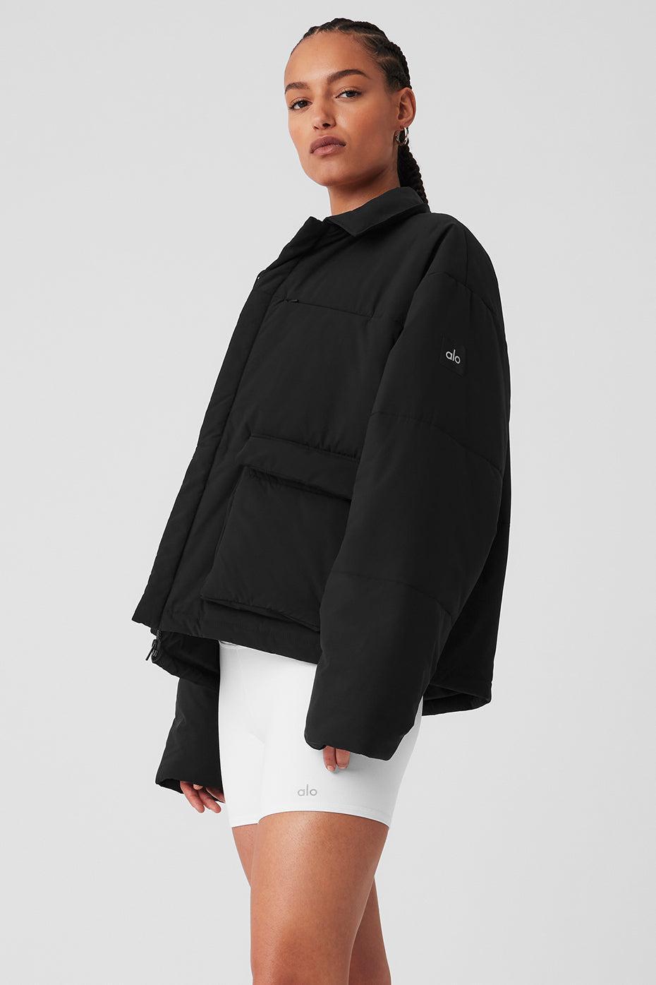 Voyage Utility Cargo Jacket - Black Female Product Image