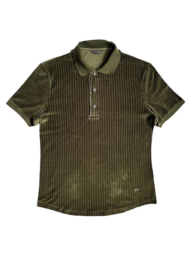 Mens Pierce Velvet Polo Shirt Product Image