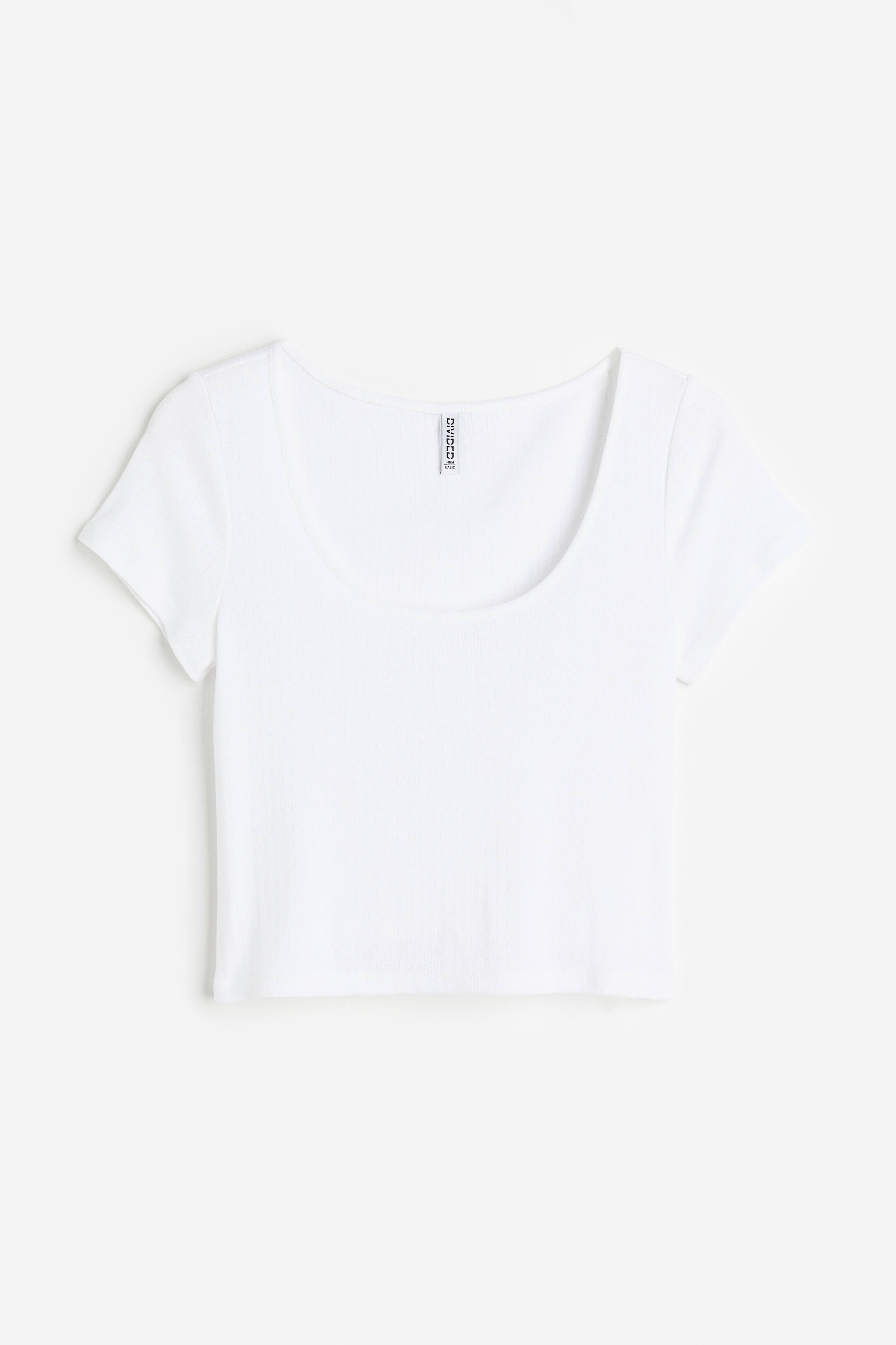 H&M+ Pointelle Jersey Top product image