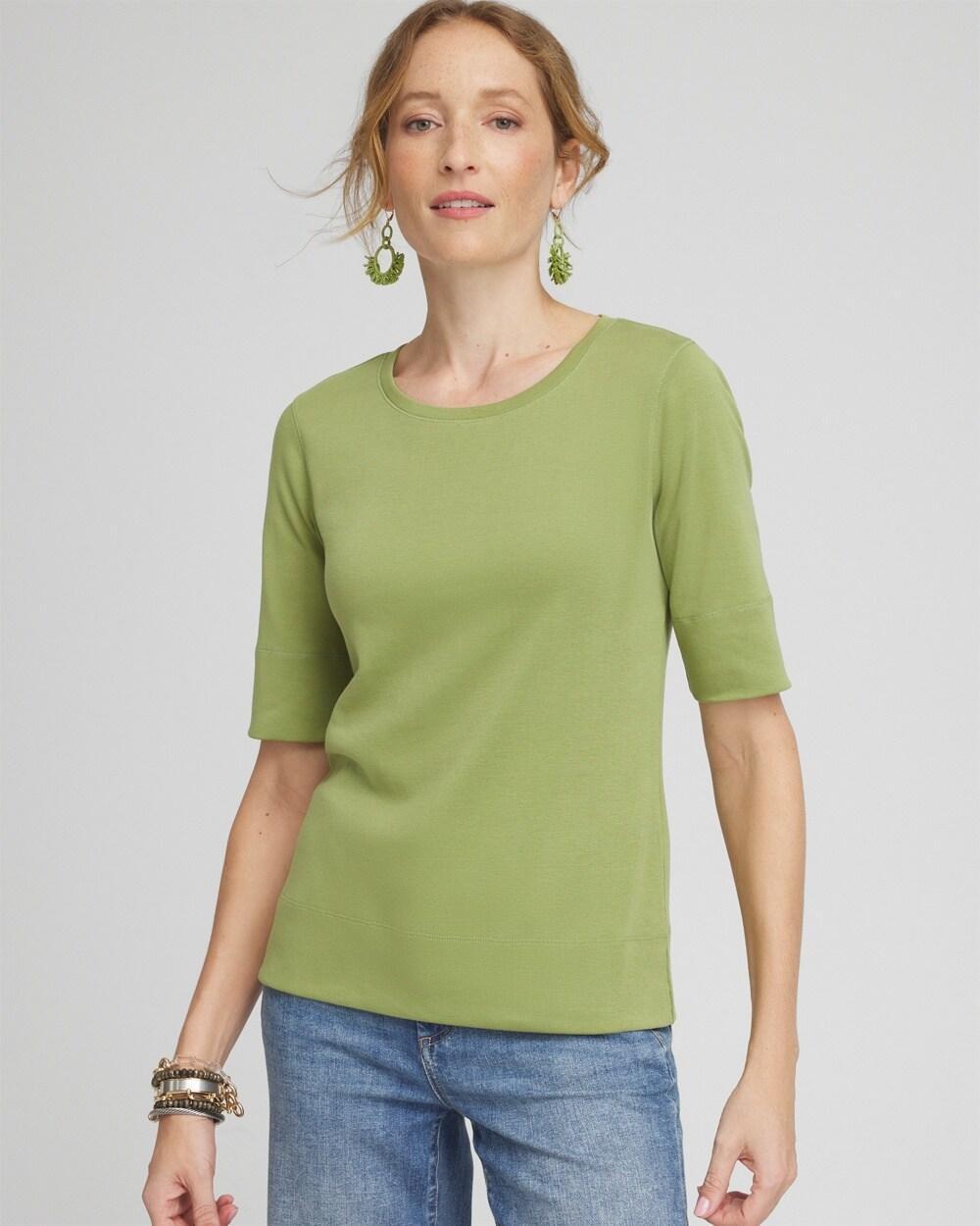 Women's Jewel Neck Tee Product Image