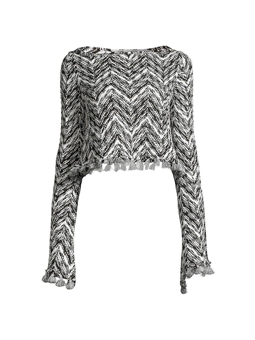 Womens Kaiya Spacedye Chevron Top Product Image