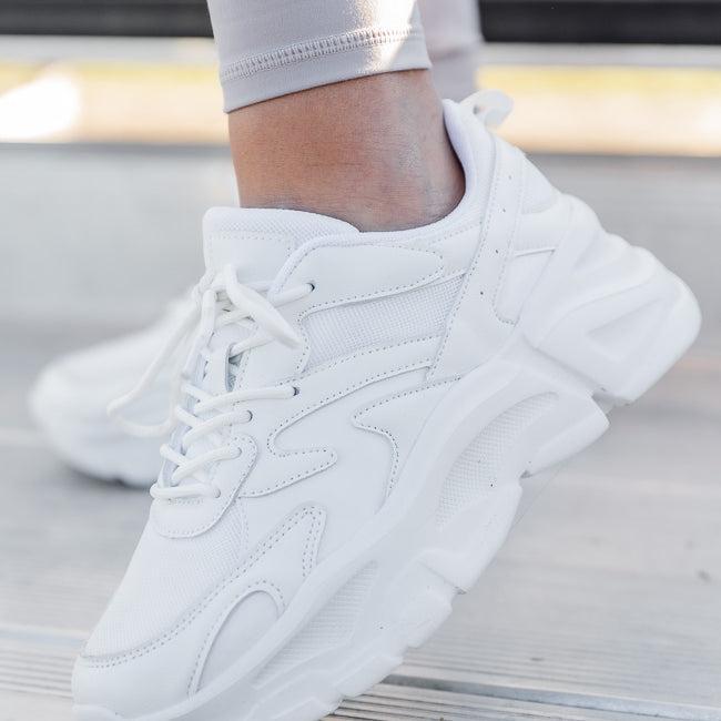 Tessa White Chunky Sneakers FINAL SALE product image