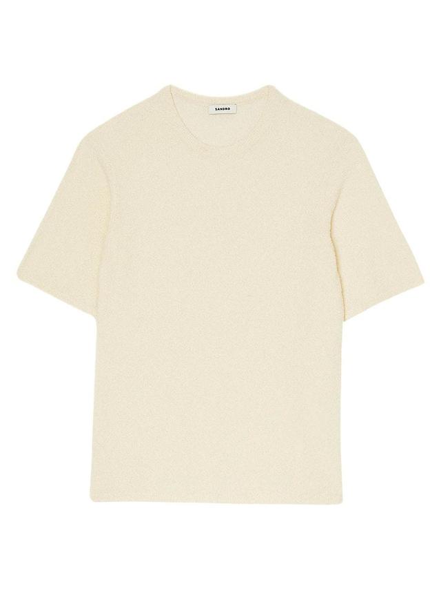 Mens Terry Knit T-Shirt Product Image