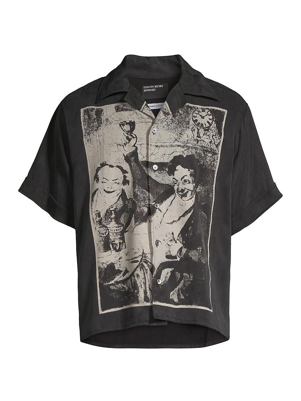 Mens Night/Mourning Short-Sleeve Shirt Product Image