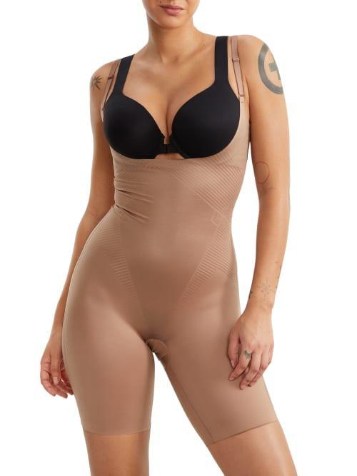 SPANX Thinstincts 2.0 Open Bust Mid-Thigh Bodysuit Product Image