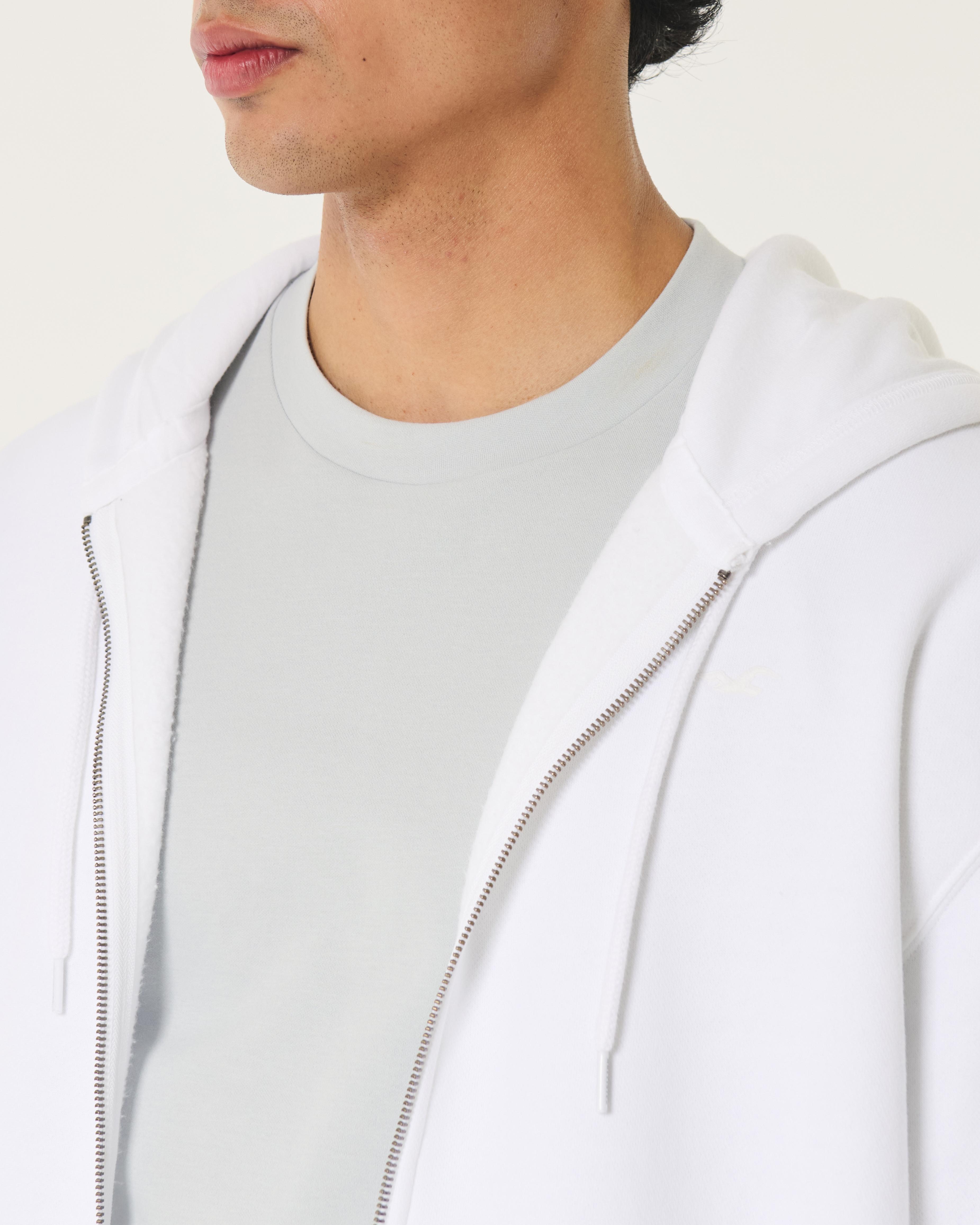 Relaxed Zip-Up Icon Hoodie Product Image