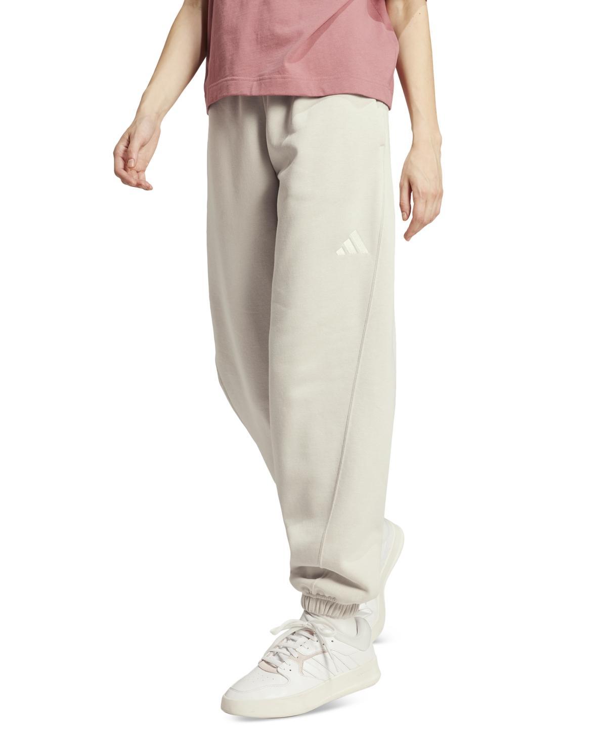 adidas Womens All Szn Relaxed-Fit Fleece Sweatpants Product Image