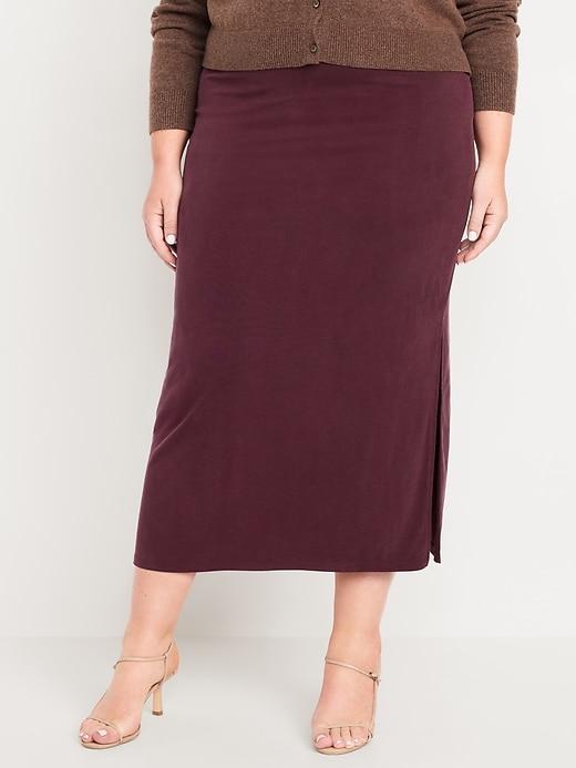 Ribbed Maxi Skirt Product Image