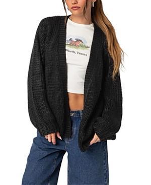 Edikted Anina Oversized Knit Cardigan Product Image