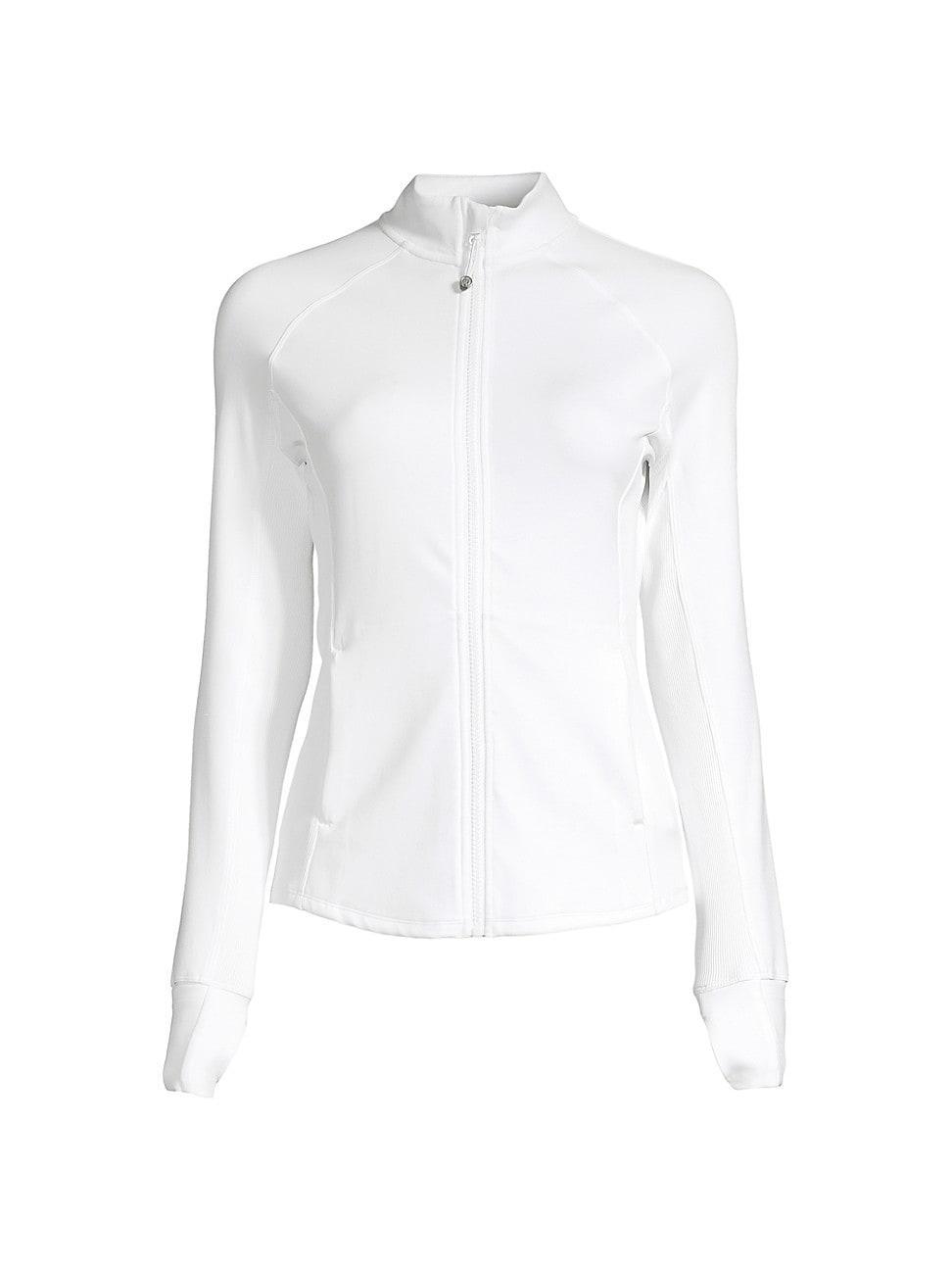 Womens Sequoia Shell & Brushed Fleece Zip Golf & Tennis Jacket Product Image