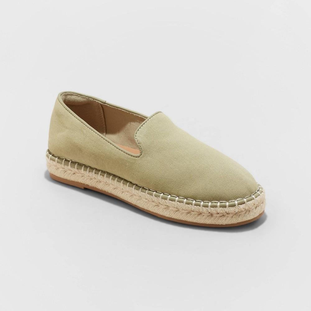 Womens Skipper Espadrille Flats - Universal Thread Khaki 9.5 Product Image