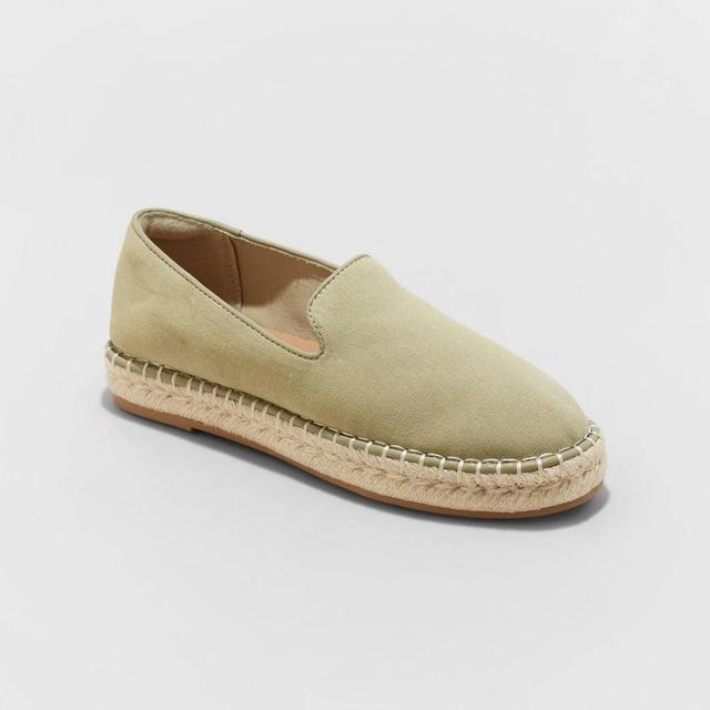 Womens Skipper Espadrille Flats - Universal Thread Khaki 11 Product Image