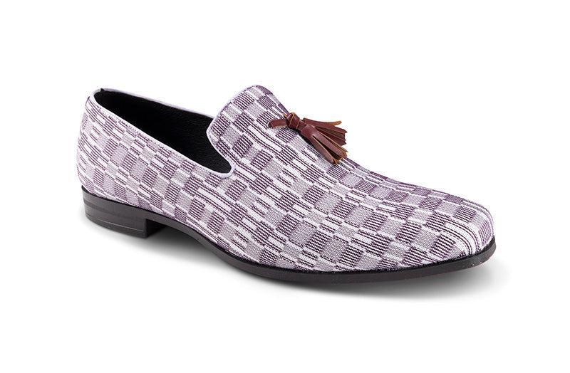 (Size 10) Plum Printed Tassel Loafer Product Image