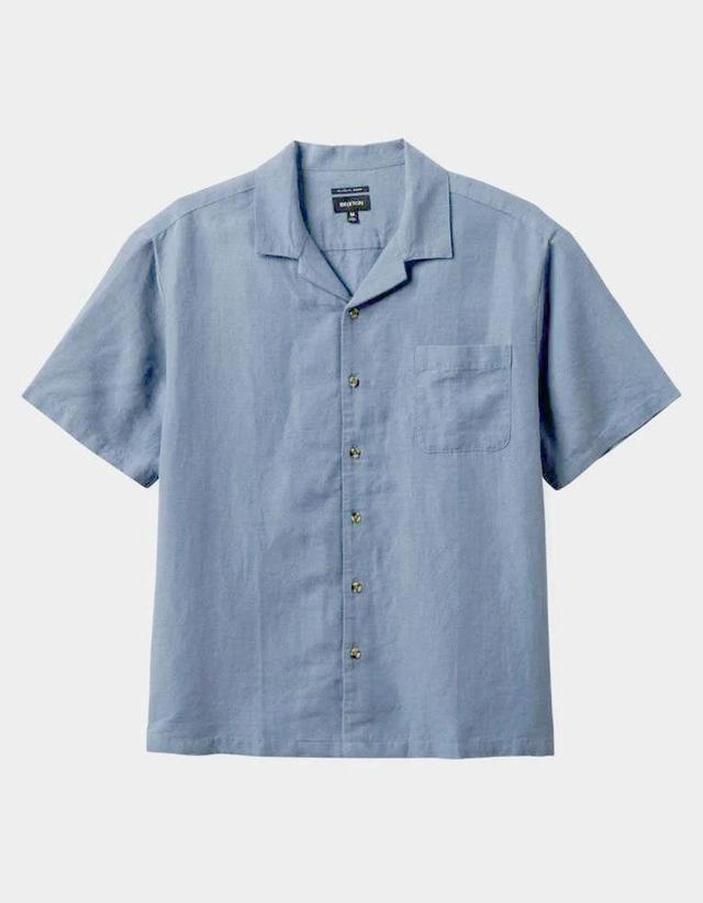 BRIXTON Bunker Linen Mens Button Up Shirt Product Image