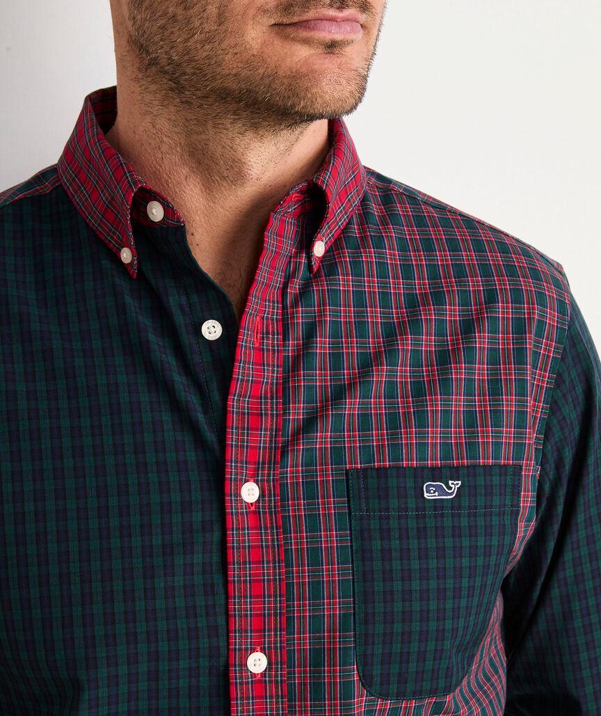 Stretch Poplin Tartan Shirt Product Image