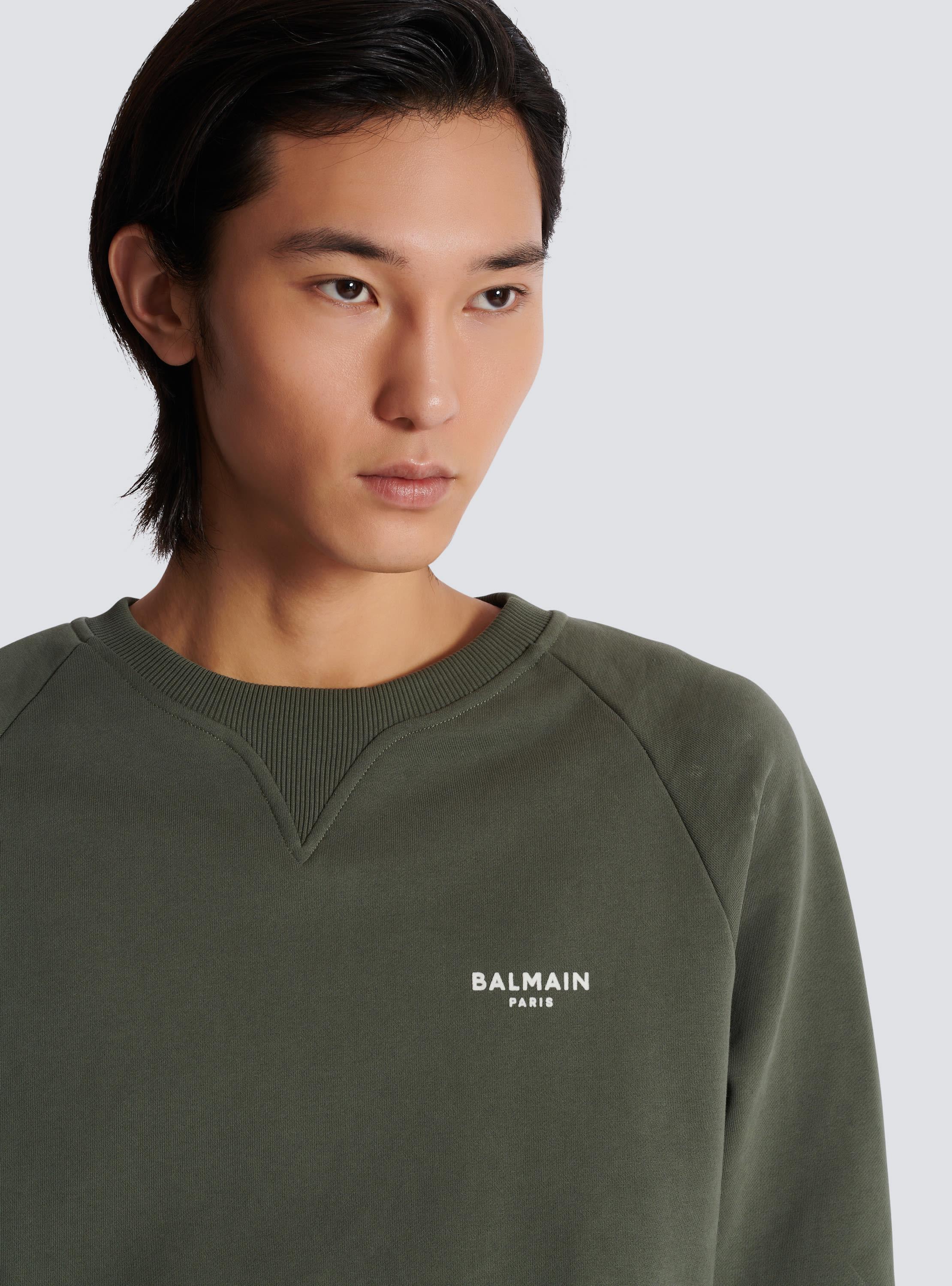 Balmain Paris flocked sweatshirt Product Image