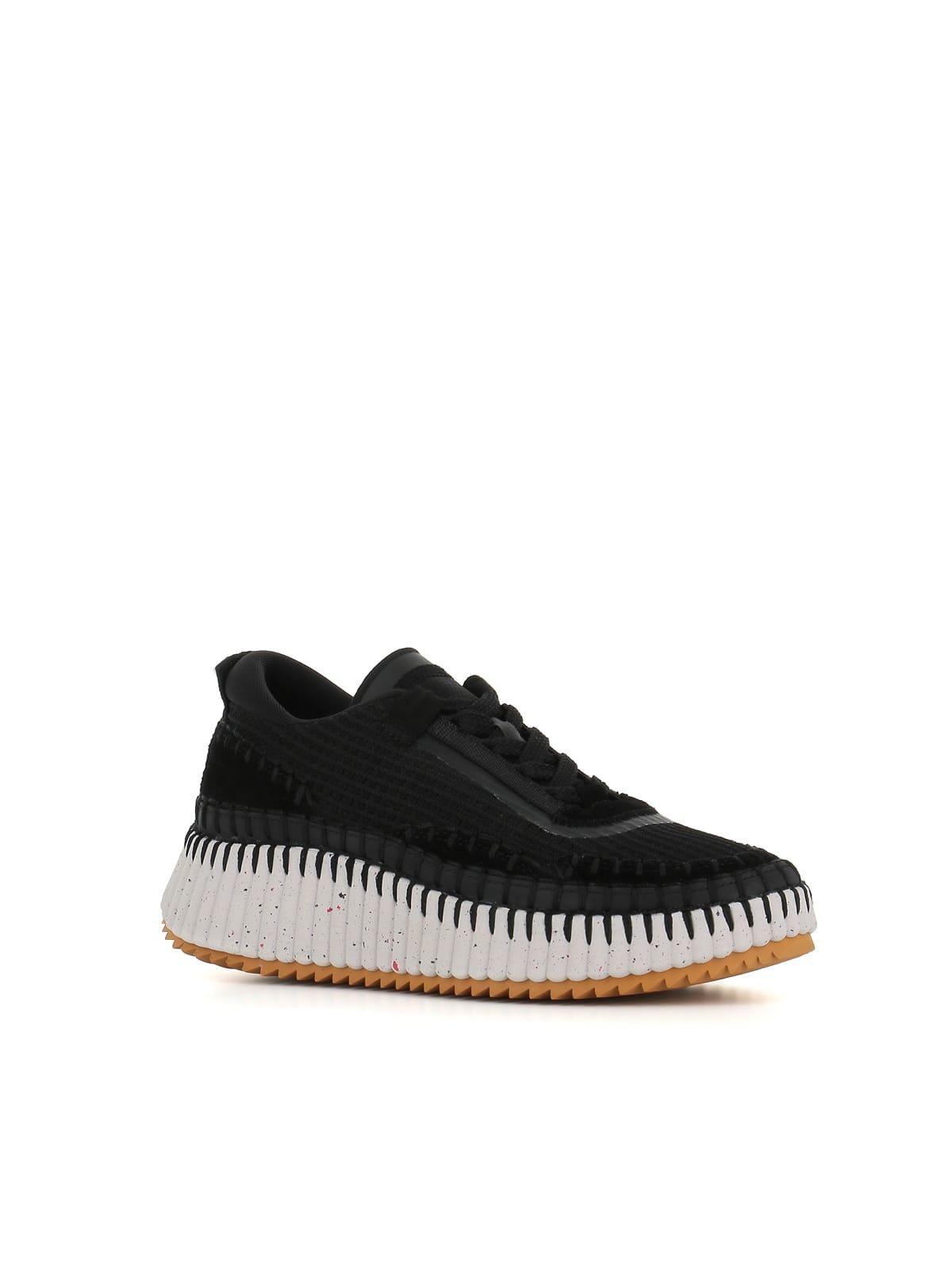 CHLOÉ Nama Woman Sneakers In Black Product Image