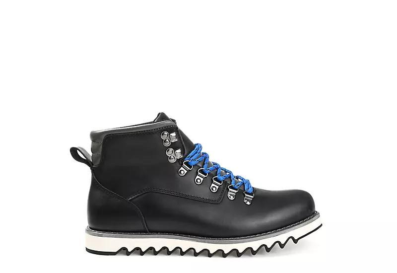 Territory Badlands Mens Leather Ankle Boots Black Product Image