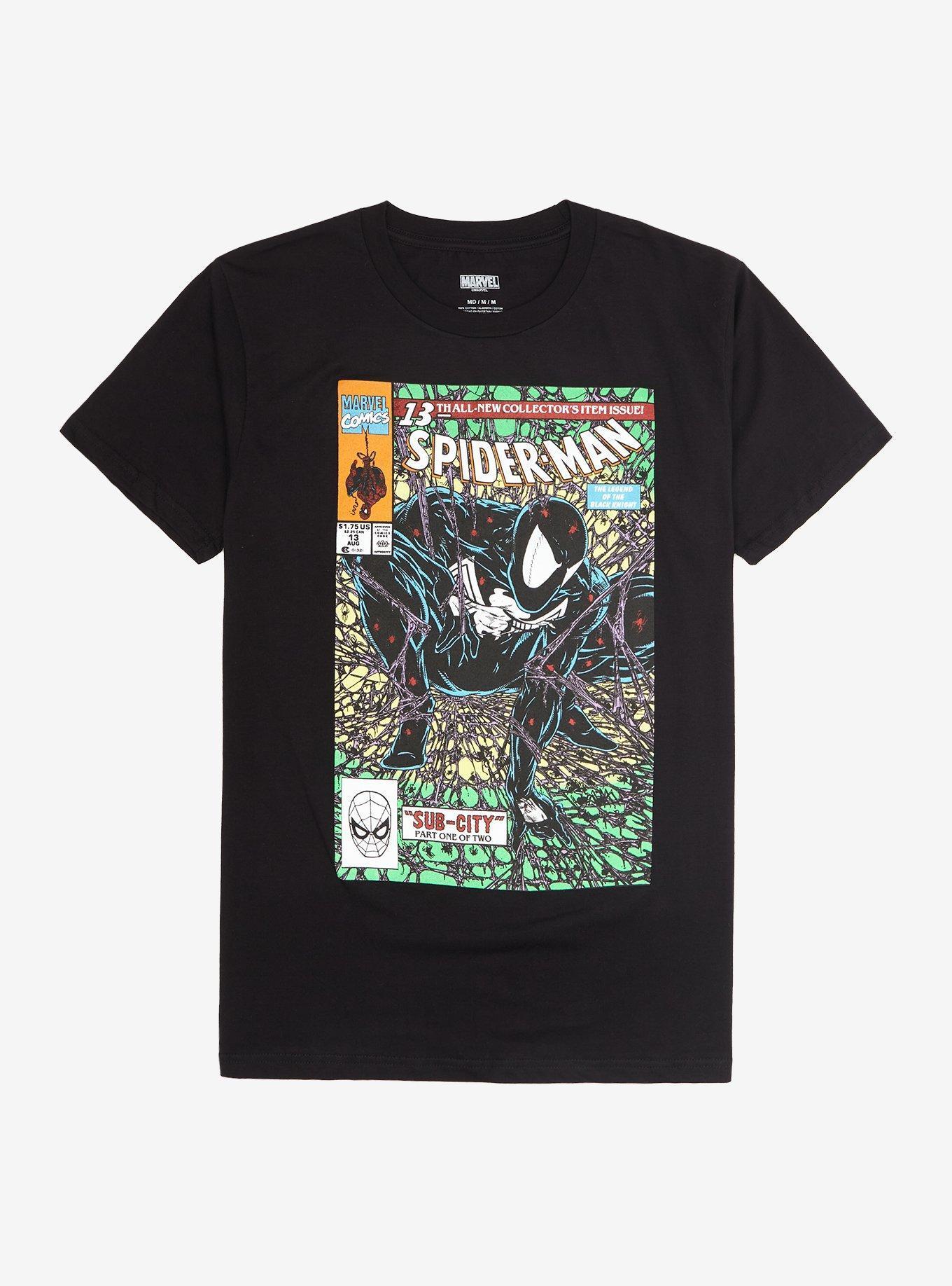 Marvel Spider-Man Symbiote Comic Cover T-Shirt Product Image