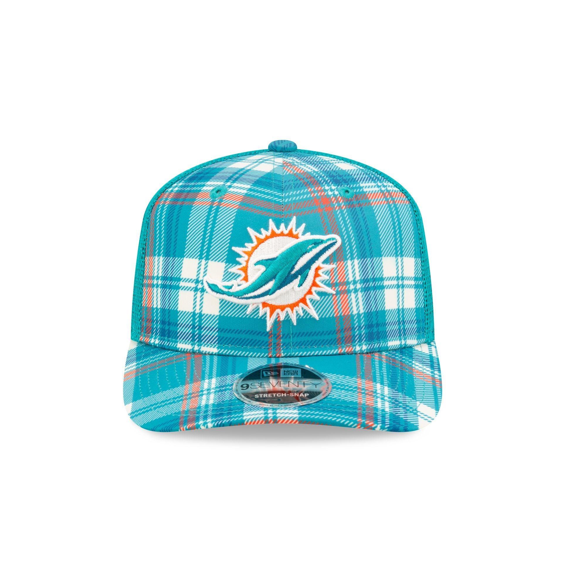 Miami Dolphins 2024 Sideline Statement 9SEVENTY Stretch-Snap Hat Male Product Image