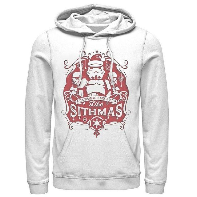 Mens Star Wars Trooper Santa Group Sithmas Christmas Graphic Hoodie Product Image