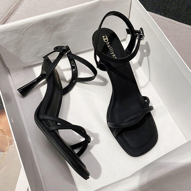 Knotted High-Heel Sandals product image