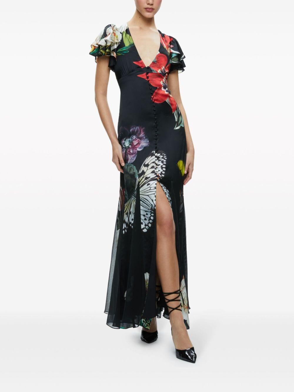 Fara Floral-print Maxi Dress In Essential Floral Product Image