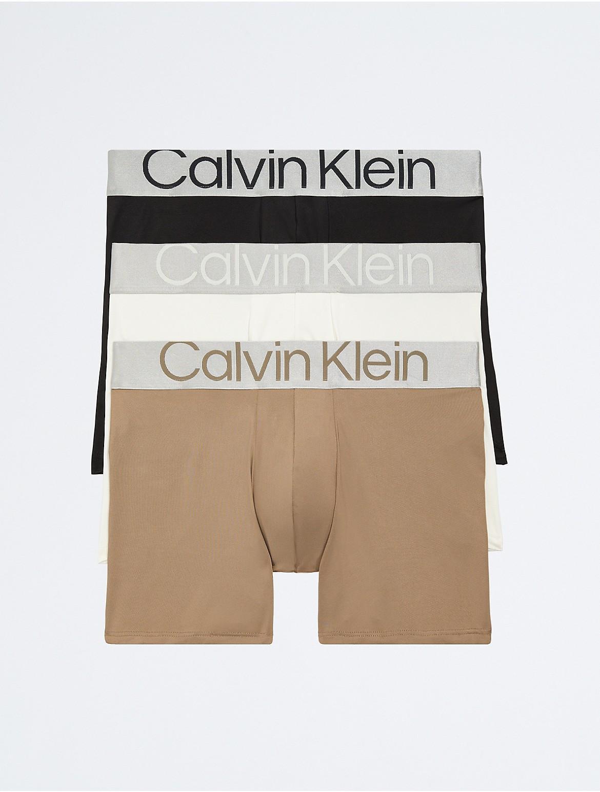 Calvin Klein Mens Reconsidered Steel Micro 3-Pack Boxer Brief - Multi - XXL Product Image