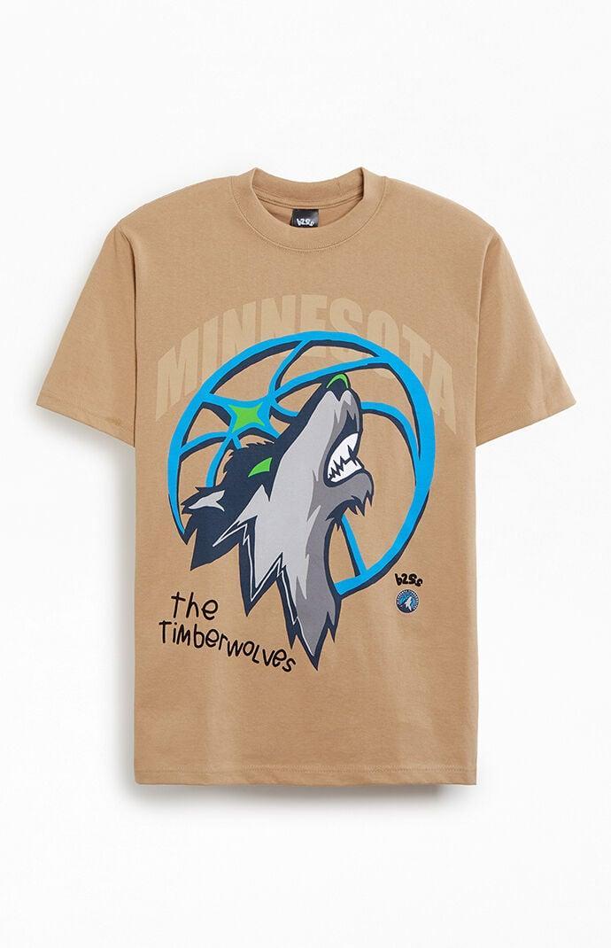 back 2 school special Mens Minnesota Timberwolves Oversized T-Shirt Product Image