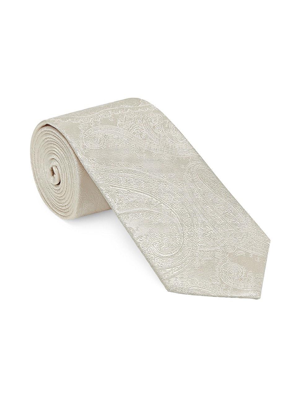 Mens Paisley Silk Tie Product Image