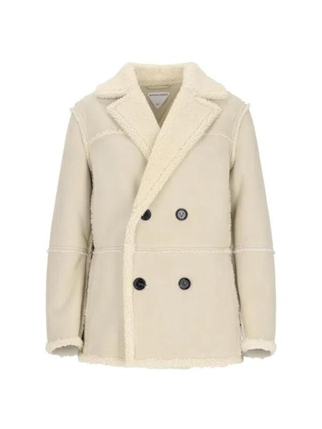 Shearling Jacket In Cream Product Image