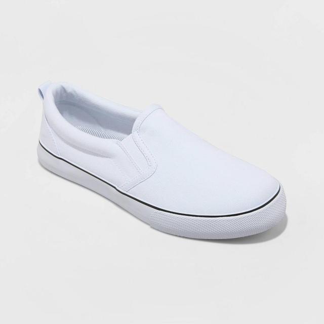 Womens Millie Twin Gore Slip-On Sneakers - A New Day White 10 Product Image