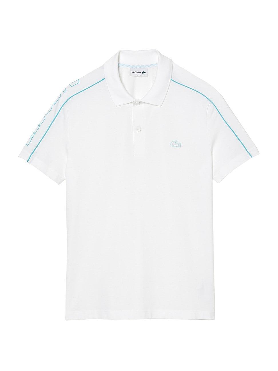 Mens Logo Piqu Polo Shirt Product Image