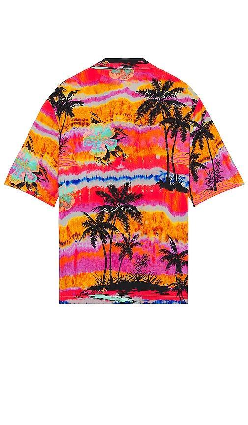 Palm Angels Psychedelic Palms Bowling Shirt Product Image