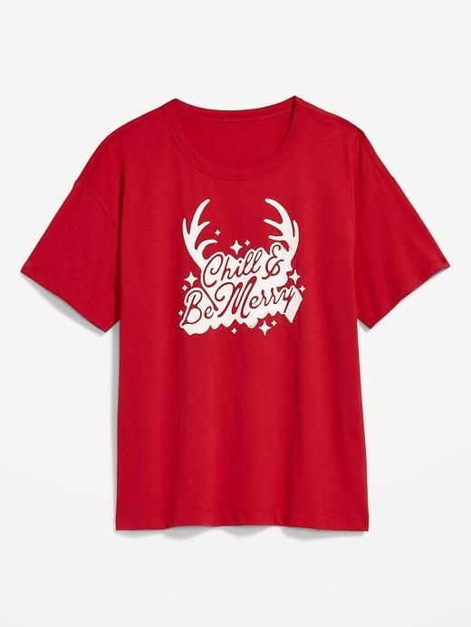 Matching Holiday-Graphic T-Shirt for Women Product Image