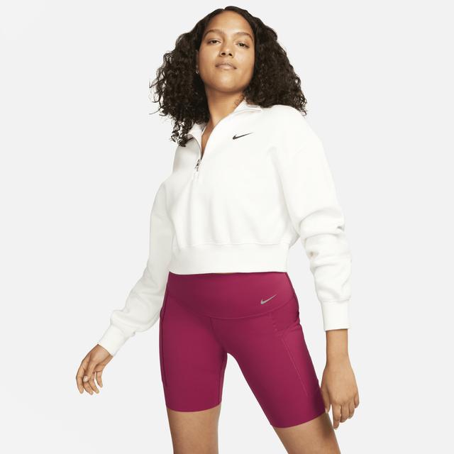 Nike Women's Universa Medium-Support High-Waisted 8" Biker Shorts with Pockets Product Image