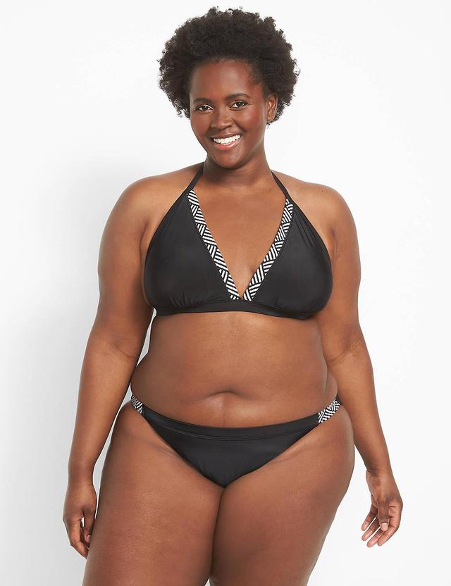 Lane Bryant String Bikini Bottom 18 Black Product Image