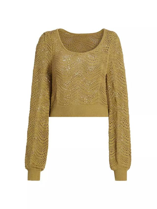 Mariana Pointelle Knit Top Product Image