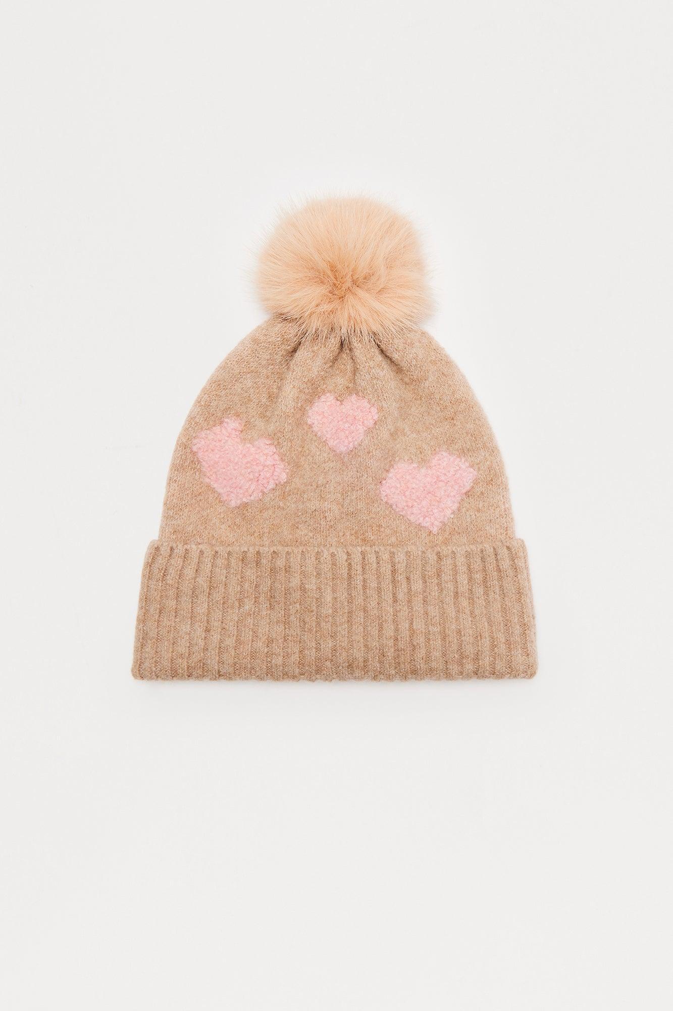 Brewed With Love Beanie - Brown/combo Product Image